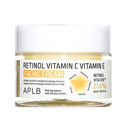 Creama Facial  Retinol Vitamina C Vitamina E 55ml APLB