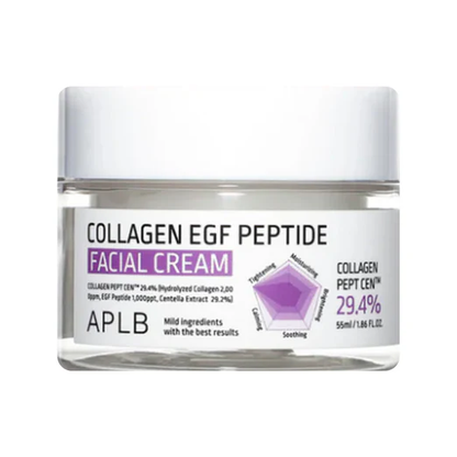 Crema Facial de Collageno EGF y Peptidos 55ml APLB