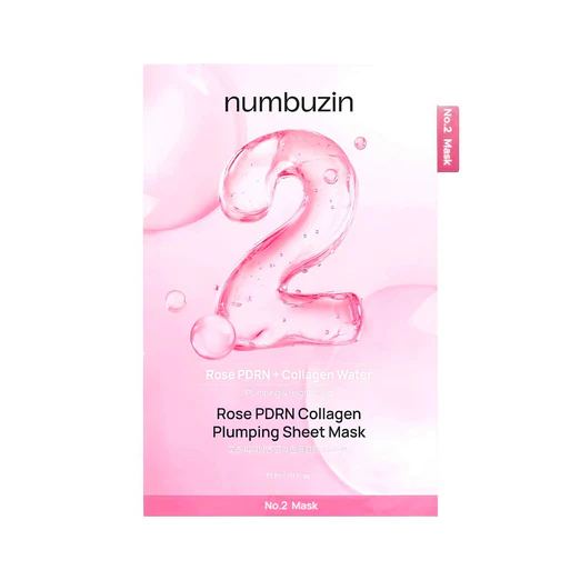 Mascarilla No.2 Rose PDRN Collagen Plumping Sheet Mask