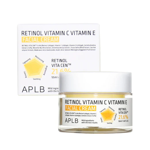 Creama Facial  Retinol Vitamina C Vitamina E 55ml APLB