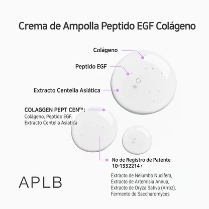 Serum de Collageno EGF y  Peptidos Ampolla  40ml APLB