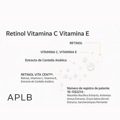 Serum Retinol Vitamina C Vitamina E Ampolla 40ml APLB