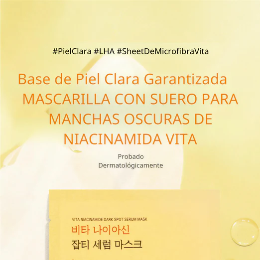 Mascarilla Vita Niacinamide Dark Spot Serum Mask 20ml