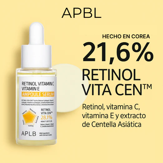 Serum Retinol Vitamina C Vitamina E Ampolla 40ml APLB